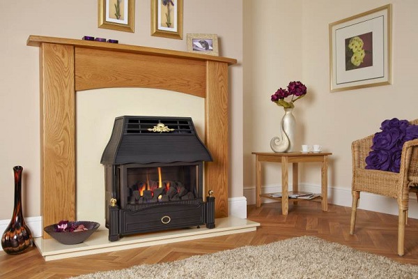 gas fire